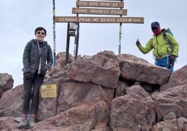 Over 60 and Summiting Mount Kenya