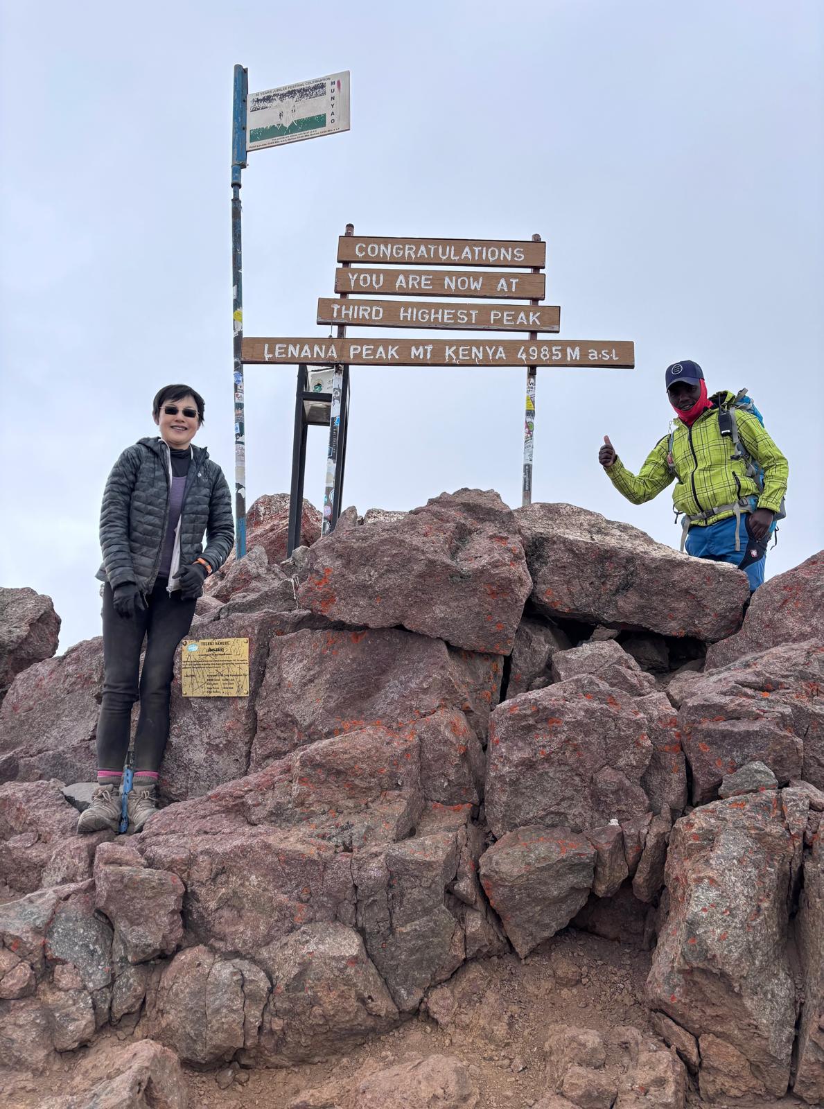 Over 60 and Summiting Mount Kenya