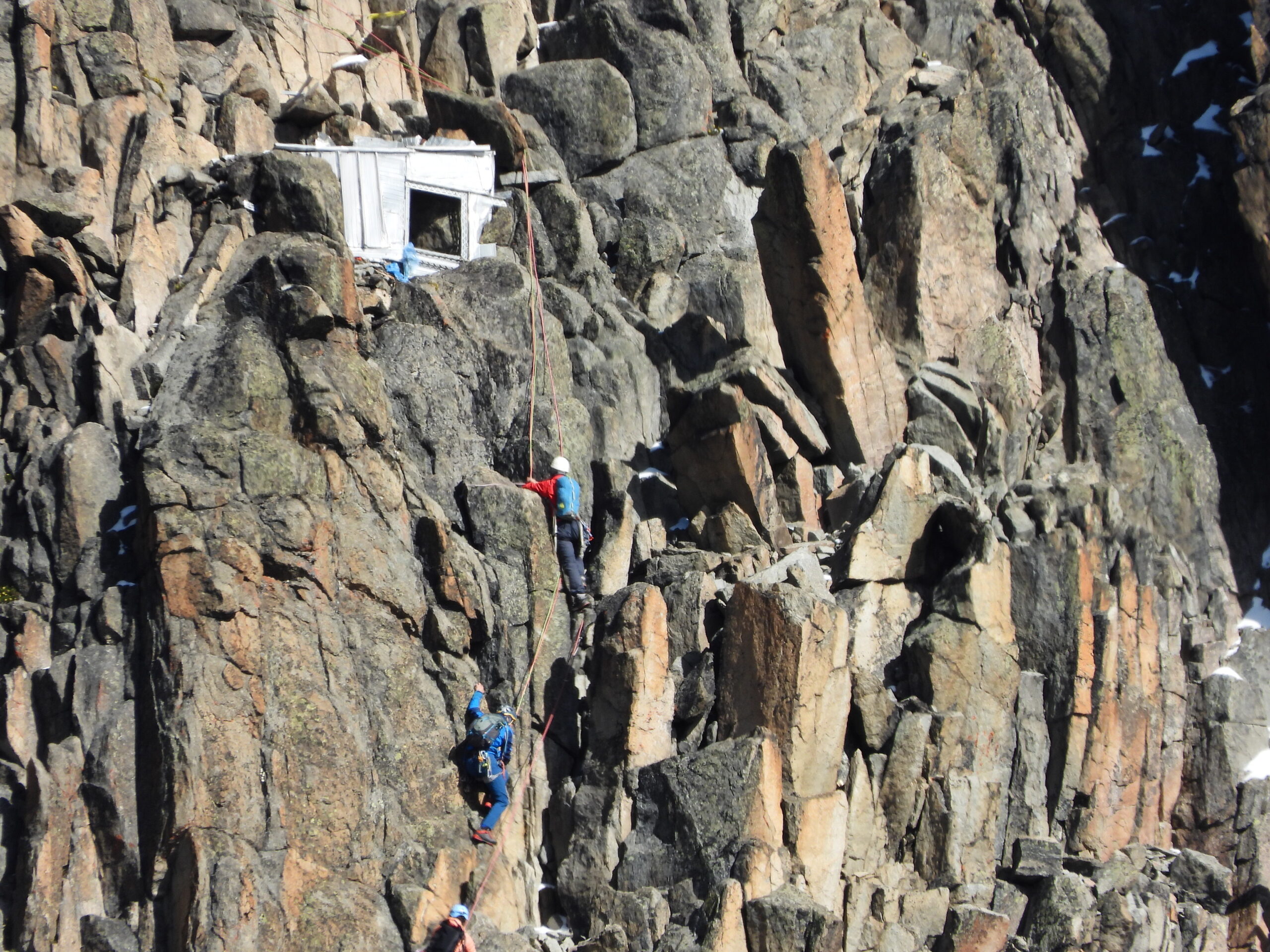 Climbing Batian and Nelion via the Gate of the Mists